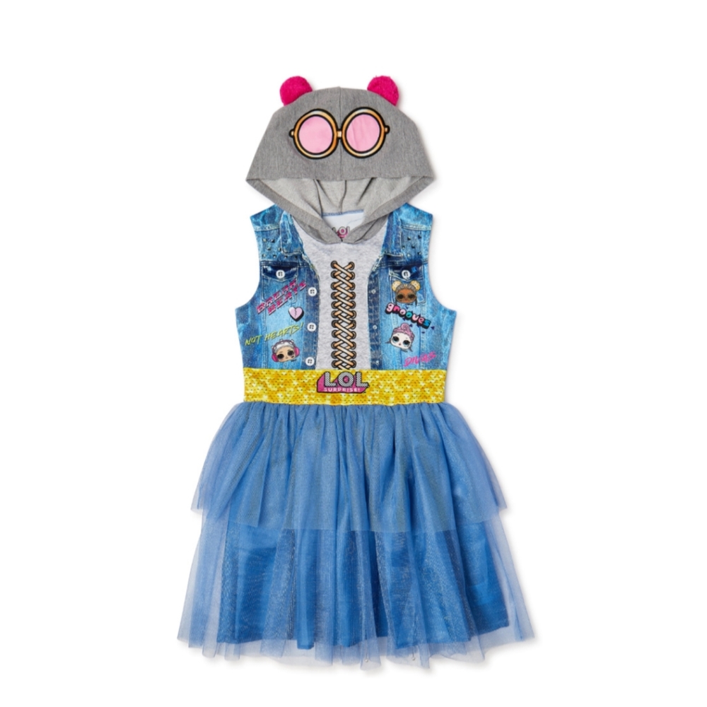 L.O.L. Surprise! Girls Exclusive Cosplay Dress, Sizes 4-5